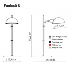 Lámpara de Mesa FUNICULÍ Marset