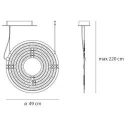 Led Suspension Lamp COPERNICO 500 Artemide