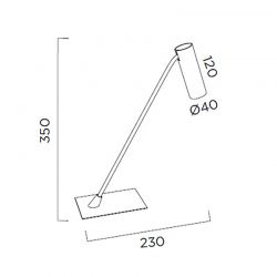 Lámpara de Mesa Led TUB Pujol