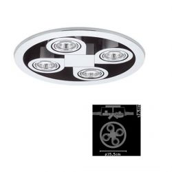 Recessed Ceiling Lamp CORNER 4 Vibia