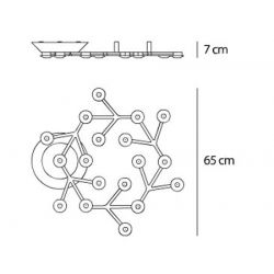 Ceiling Lamp LED NET CIRCLE Artemide