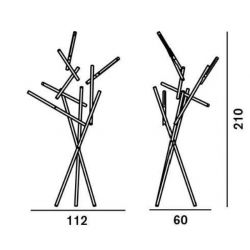 Lámpara Pie TUAREG LED Foscarini