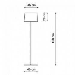 Floor Lamp TWIGGY LETTURA Foscarini