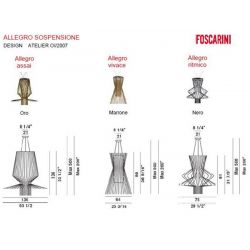 Lámpara Suspensión ALLEGRO Foscarini