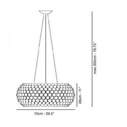 Lámpara Suspensión CABOCHE GRANDE Foscarini