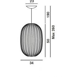 Suspension Lamp PLASS MEDIUM Foscarini