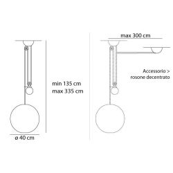 Suspension Lamp AGGREGATO SOSP. SALISCENDI Artemide