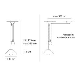 Lámpara Suspensión AGGREGATO SOSP. SALISCENDI Artemide