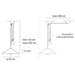 Suspension Lamp AGGREGATO SOSP. SALISCENDI Artemide