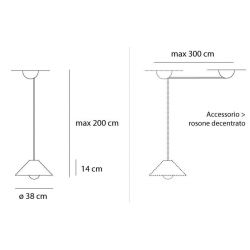 Lámpara Suspensión AGGREGATO SOSPENSIONE Artemide