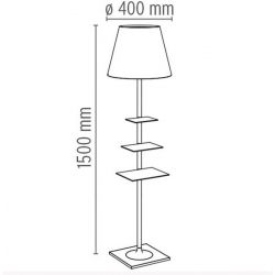 Floor Lamp BIBLIOTHEQUE NATIONALE Flos