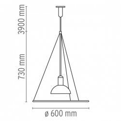 Lámpara de Suspensión FRISBI Flos