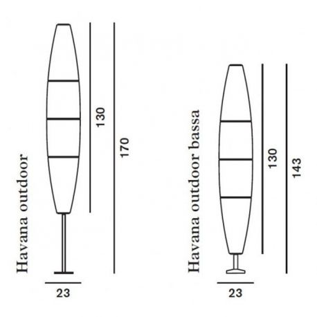 Outdoor Floor Lamp HAVANA Foscarini