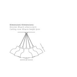 Suspension Lamp COCO 6 Zava