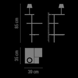 Lámpara Aplique SUITE 6032 Vibia