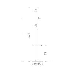 Coat Stand TAIGA Mobles 114