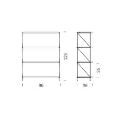 Estanteria de Pie TRIA PACK Mobles 114