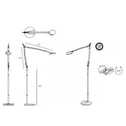 Floor accesory for PERCEVAL LED Milán Iluminación