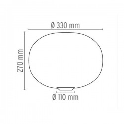 Lámpara de Mesa GLO-BALL BASIC 1 Flos