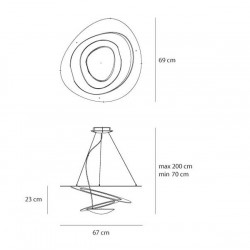 Artemide Pirce Mini Suspension Lamp