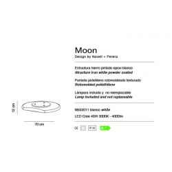 Lámpara Plafón Led MOON Almalight