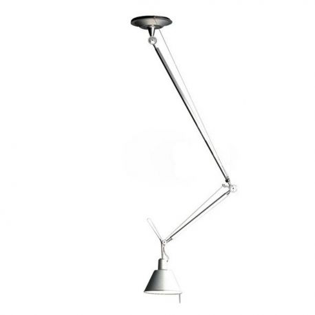 Lámpara Suspensión Descentrada TOLOMEO DECENTRATA Artemide (Aluminio)