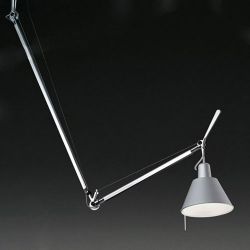 Lámpara Suspensión Descentrada TOLOMEO DECENTRATA Artemide (Aluminio)