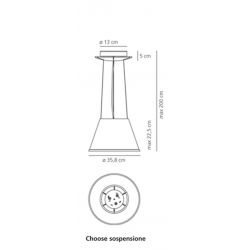 Lámpara Suspensión CHOOSE Artemide 