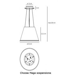 Lámpara Suspensión CHOOSE MEGA Artemide