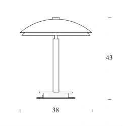 Lámpara Mesa BIS / TRISFontana Arte