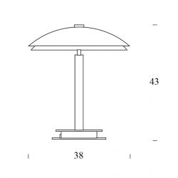 Table Lamp BIS / TRIS Fontana Arte