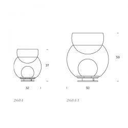 Table Lamp GIOVA Fontana Arte