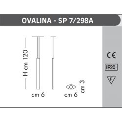 Led Suspension Lamp OVALINA Sillux