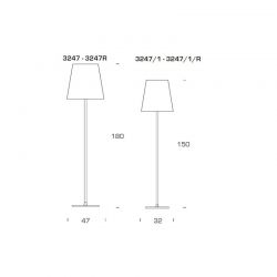 Floor Lamp 3247 Fontana Arte