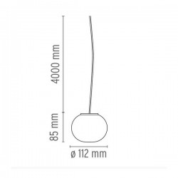 Suspension lamp MINI GLO-BALL S by Flos