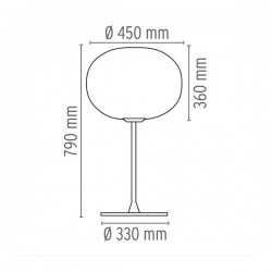 Lámpara de Mesa GLO-BALL T1 Flos