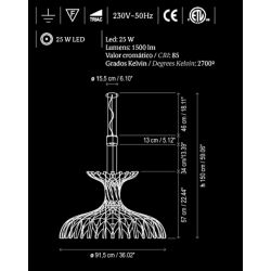 Suspension Lamp DOME Bover