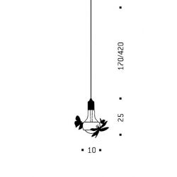 Suspension Lamp  JHONNY B. BUTTERFLY Ingo Maurer