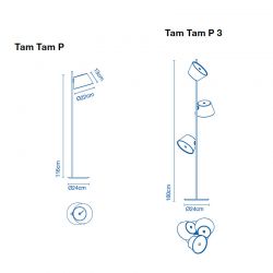 Floor Lamp TAM TAM Marset