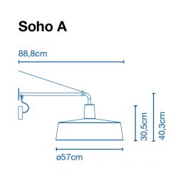 Lámpara Apique Led SOHO A Marset