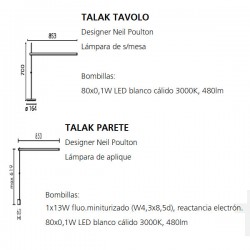 Table Lamp TALAK TAVOLO Artemide