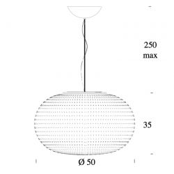 Suspension Lamp BIANCA Fontana Arte