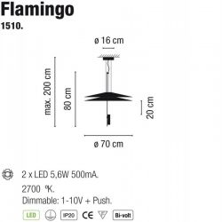 Suspension Lamp FLAMINGO 1510 Led Vibia